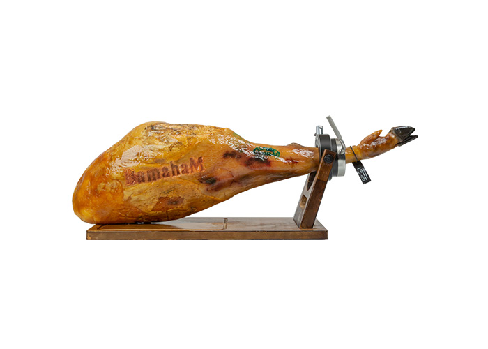 伊比利亞風(fēng)干火腿后腿橡子飼養(yǎng)帶骨(黑標(biāo))